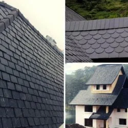 Ngói đá Lai Châu tại trong thiết kế biệt thự, resort