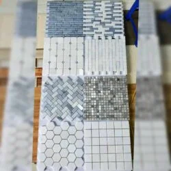 Một vài hoạ tiết gạch mosaic tại showroom