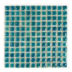 Gạch mosaic hồ bơi xanh lục