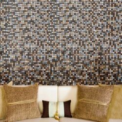 Gạch mosaic thuỷ tinh đa sắc trang trí