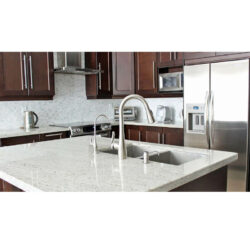 Đá hoa cương trắng kim sa Phú Sĩ ốp bàn bếp